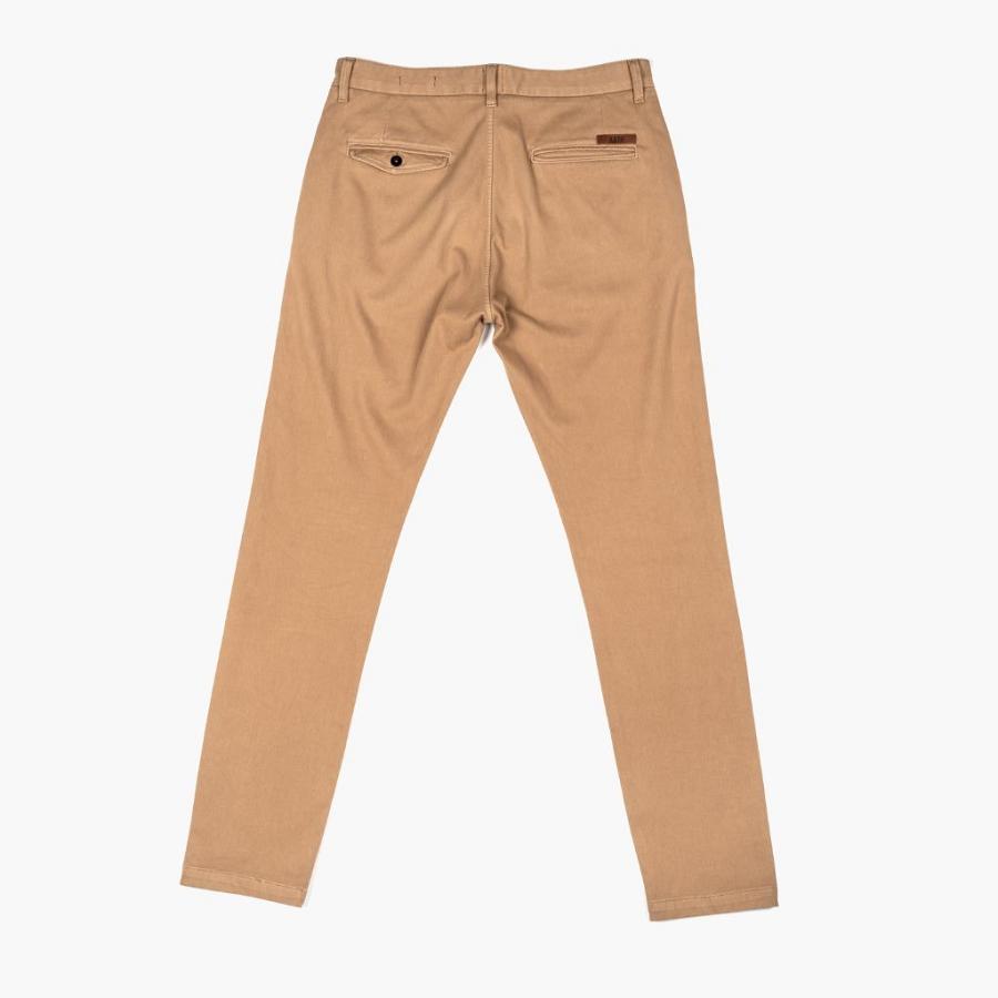 Thursday Boots Axe Slim Fit Chinos Puuvilla Miesten Housut Ruskea | FI279ZUT