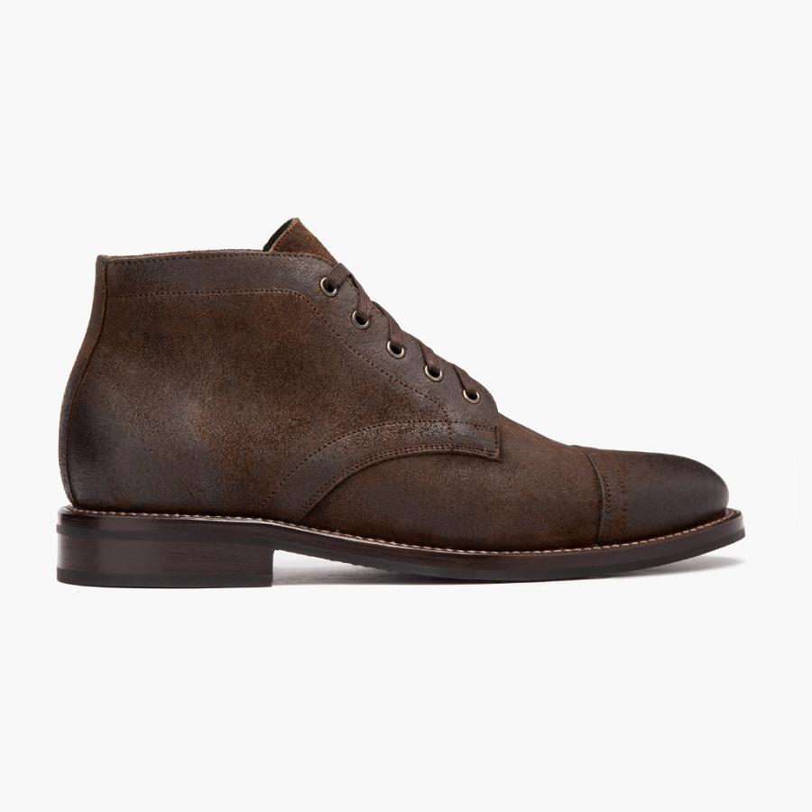 Thursday Boots Cadet Mokka Miesten Chukka Saappaat Kahvi | FI47KOR