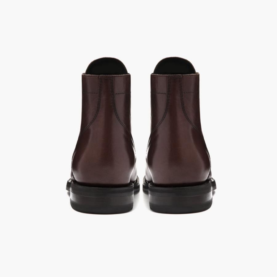 Thursday Boots Captain Nahkaiset Classic Naisten Nauhasaappaat Kahvi | FI426EBC