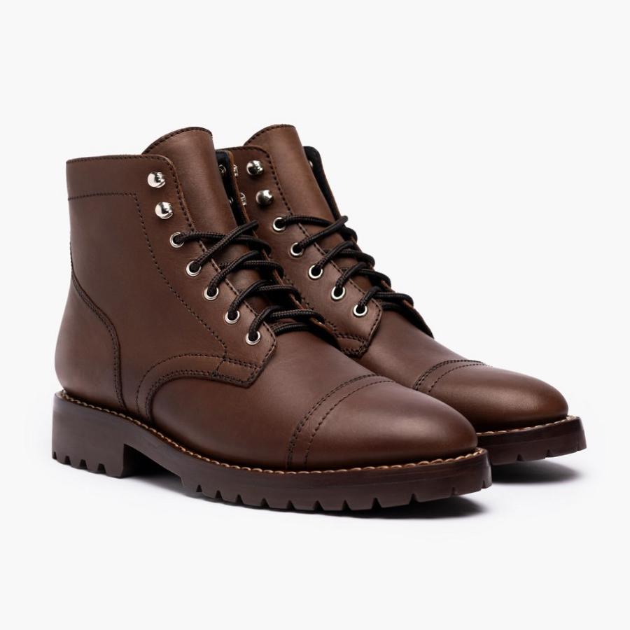 Thursday Boots Captain Nahkaiset Miesten Saappaat Whiskey | FI138TCE