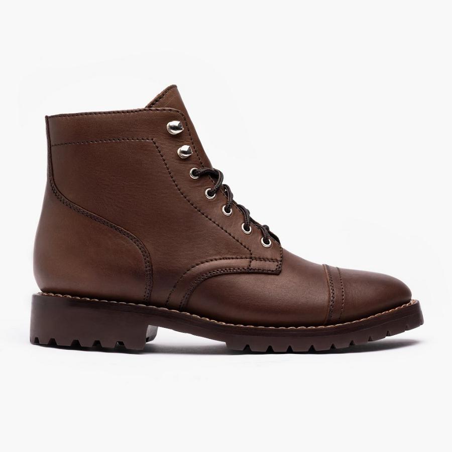 Thursday Boots Captain Nahkaiset Miesten Saappaat Whiskey | FI138TCE