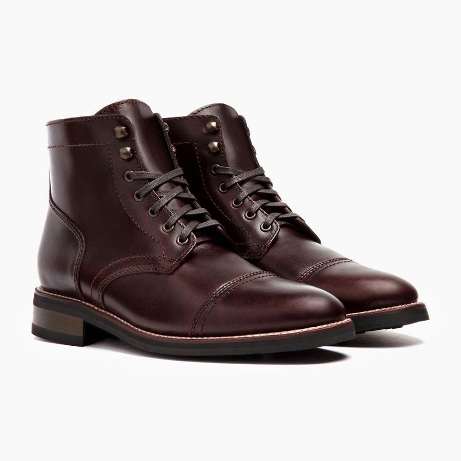 Thursday Boots Captain Nahkaiset Miesten Chukka Saappaat Kahvi | FI48JPQ