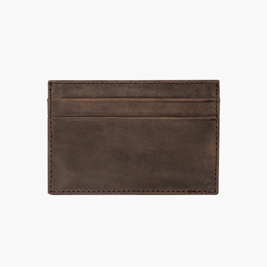 Thursday Boots Card Holder Nahkaiset Classic Miesten Lompakko Ruskea | FI172VRW