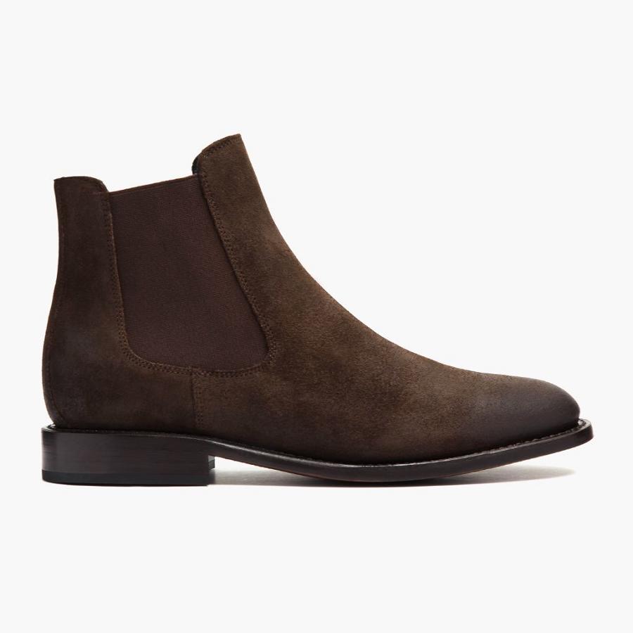 Thursday Boots Cavalier Mokka Miesten Chelsea Saappaat Kahvi | FI24GSO