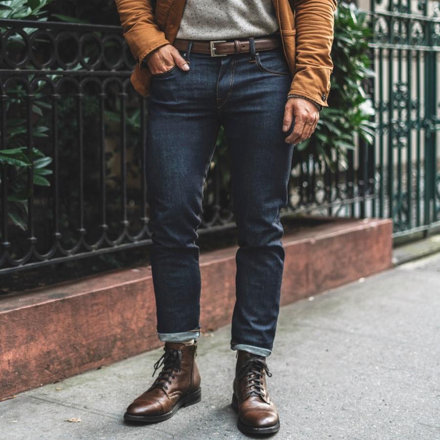 Thursday Boots Classic Nahkaiset Rugged & Resilient Miesten Vyö Ruskea | FI338DFM