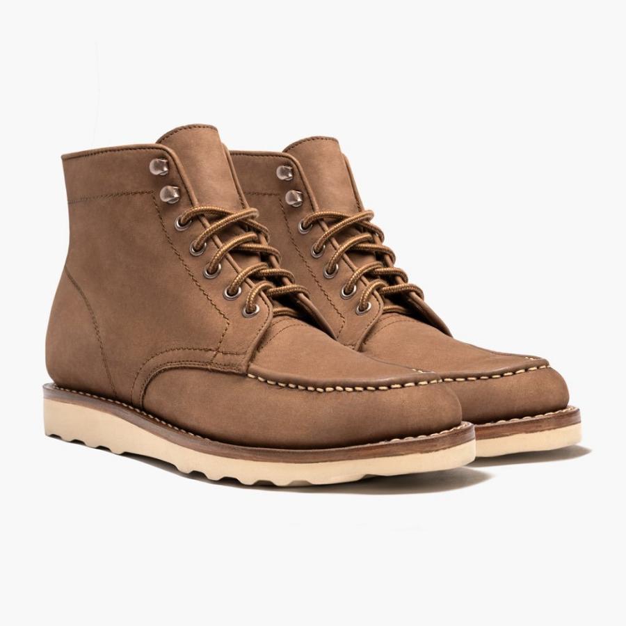 Thursday Boots Diplomat Nubuck Rugged & Resilient Miesten Saappaat Ruskea | FI160OKI