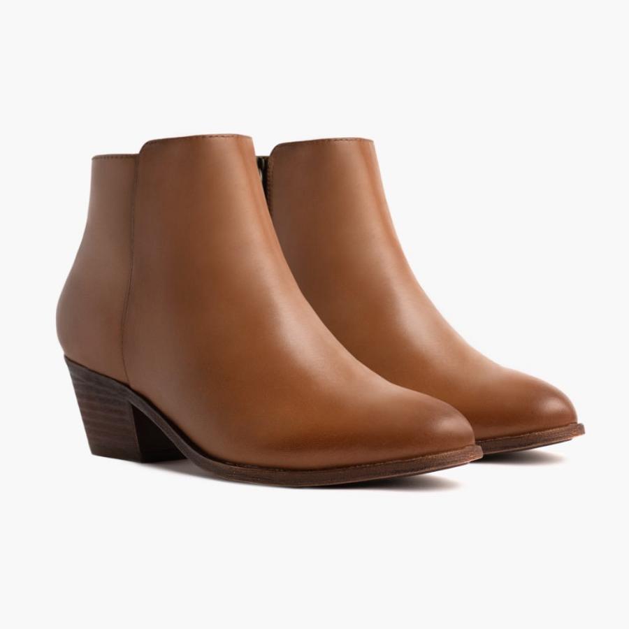 Thursday Boots Downtown Nahkaiset Naisten Saappaat Ruskea | FI390DFM3