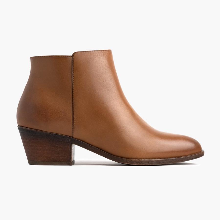 Thursday Boots Downtown Nahkaiset Naisten Saappaat Ruskea | FI390DFM3