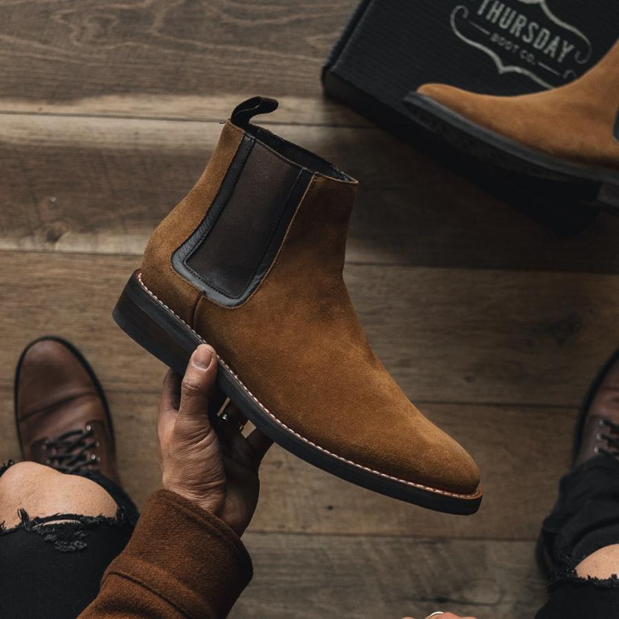 Thursday Boots Duke Mokka Miesten Chukka Saappaat Ruskea | FI51FDN