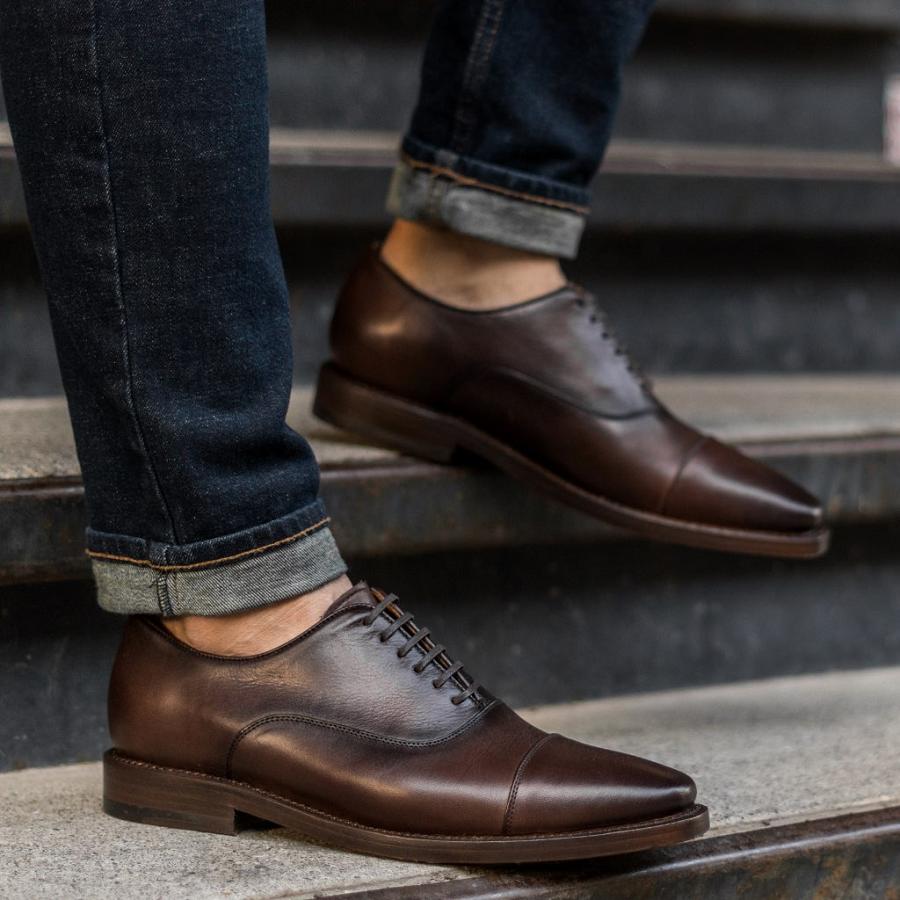 Thursday Boots Executive Nahkaiset Classic Miesten Juhlakengät Ruskea | FI247MQZ