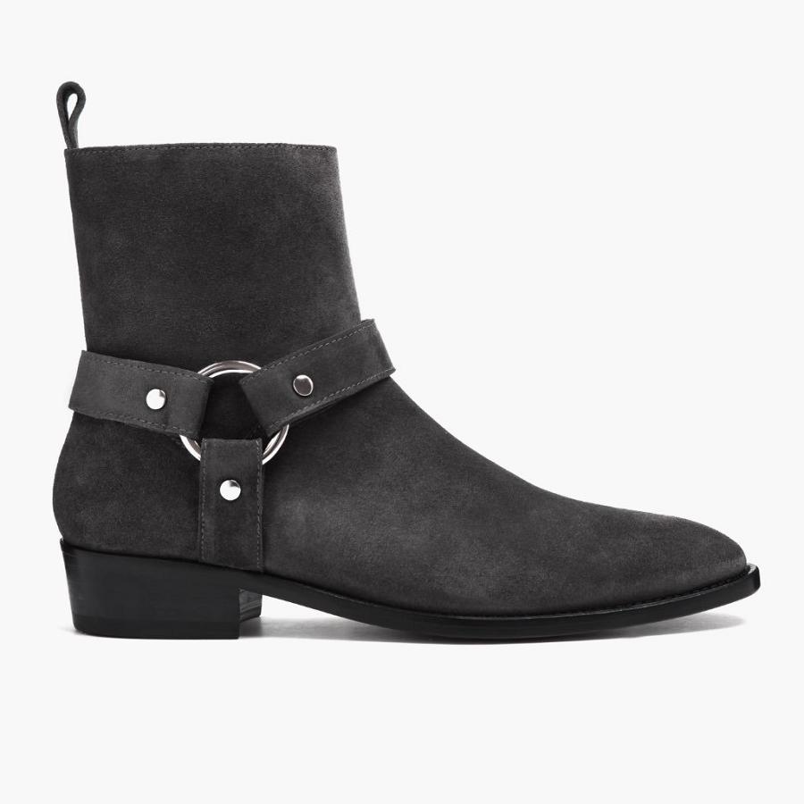 Thursday Boots Harness Mokka Miesten Chelsea Saappaat Harmaat | FI32UZG