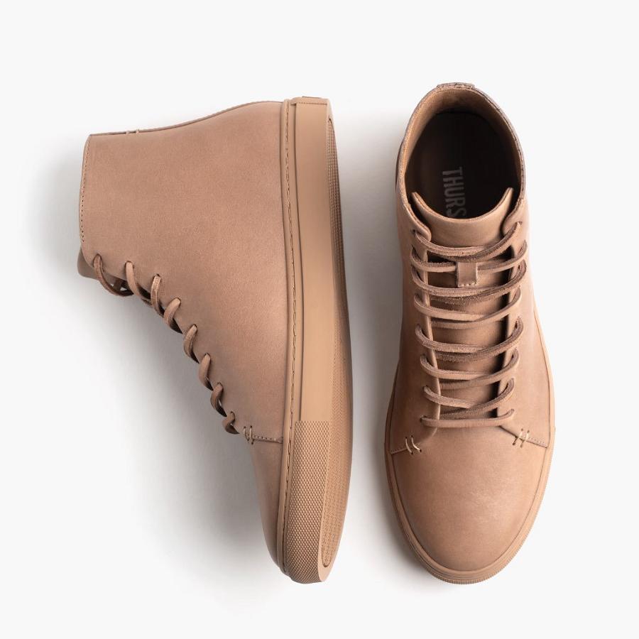 Thursday Boots Premier High Tops Nahkaiset Miesten Tennarit Oranssi | FI215YXF