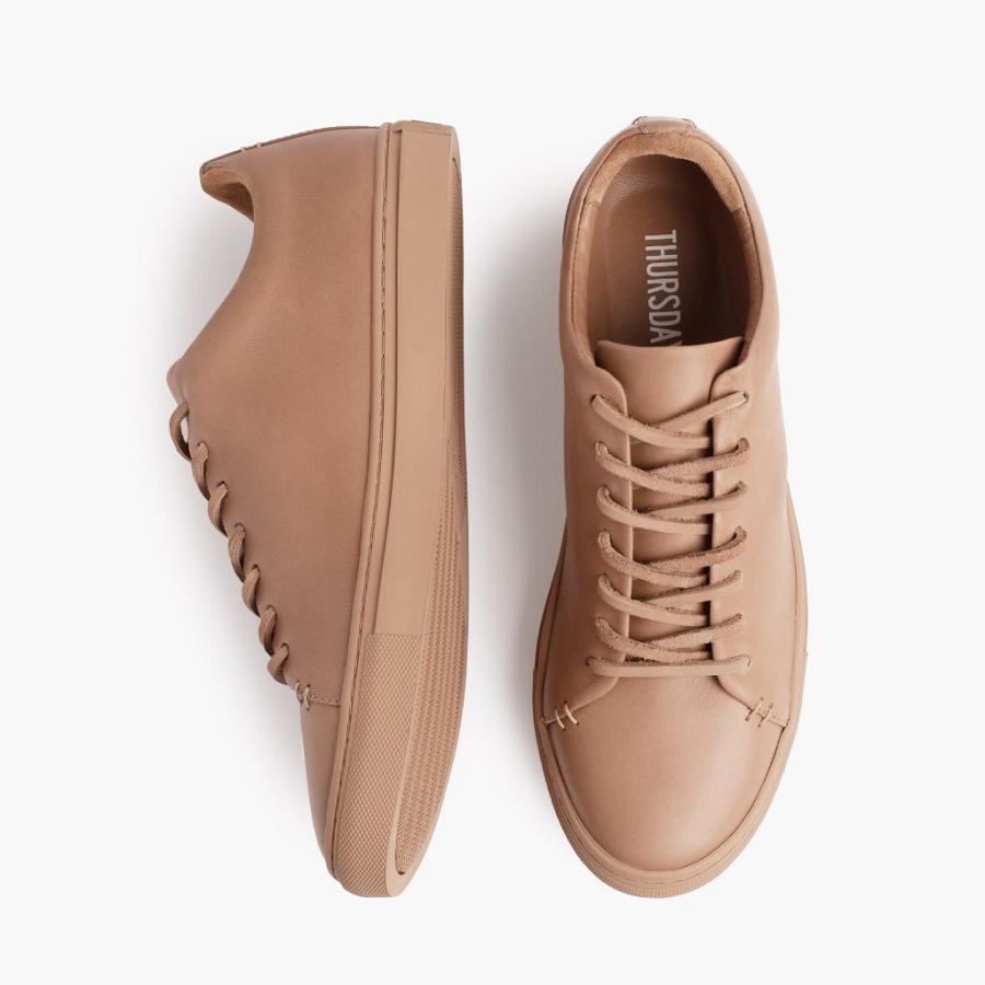 Thursday Boots Premier Low Tops Nahkaiset Classic Miesten Tennarit Oranssi | FI229KOR