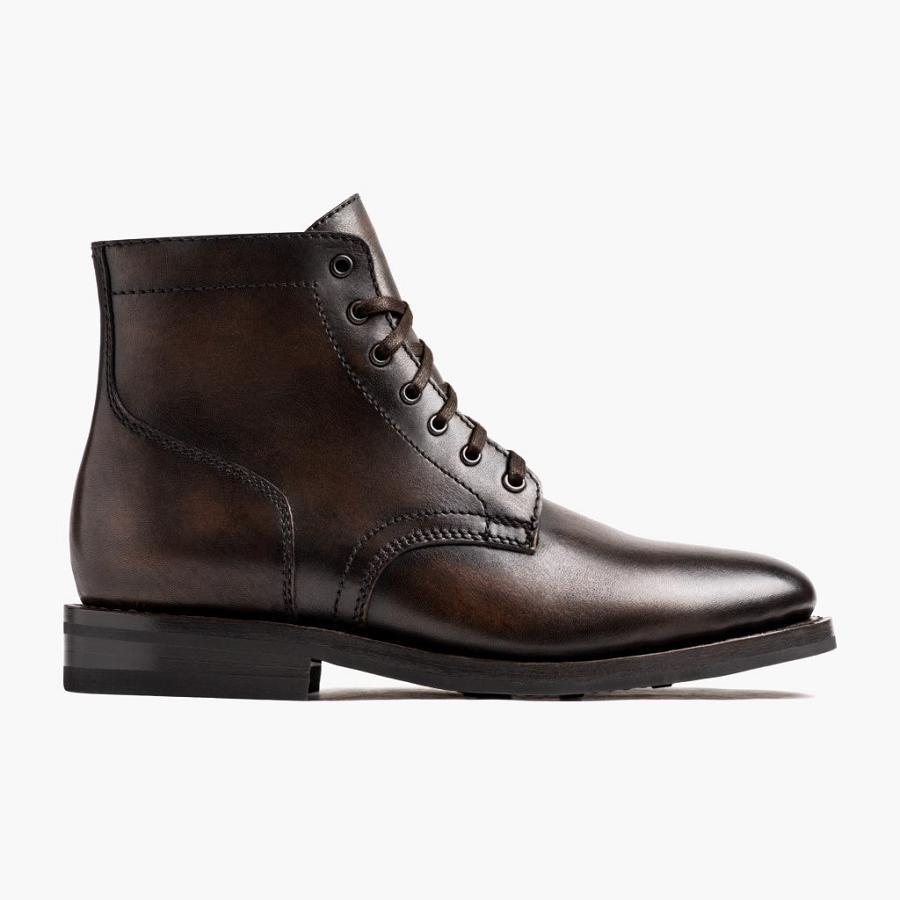 Thursday Boots President Nahkaiset Classic Miesten Nauhasaappaat Kahvi | FI111YXF