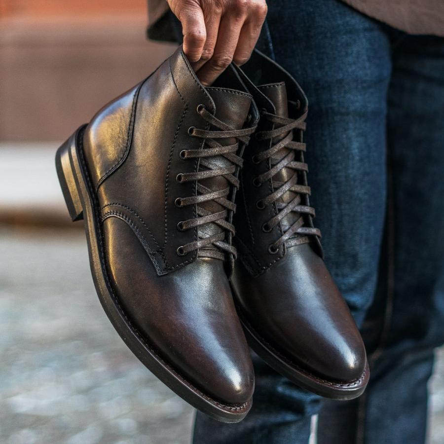 Thursday Boots President Nahkaiset Classic Miesten Nauhasaappaat Kahvi | FI111YXF