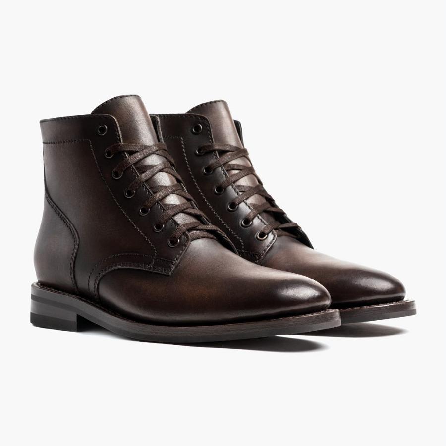 Thursday Boots President Nahkaiset Classic Miesten Nauhasaappaat Kahvi | FI111YXF