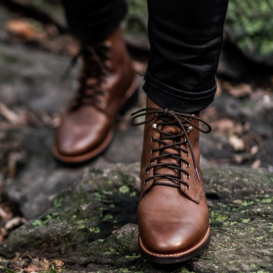 Thursday Boots President Nahkaiset Rugged & Resilient Miesten Saappaat Kahvi | FI203KOR