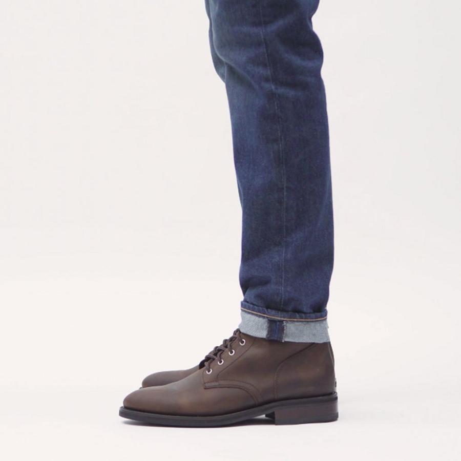 Thursday Boots President Nahkaiset Rugged & Resilient Miesten Saappaat Viininpunainen | FI205HAP