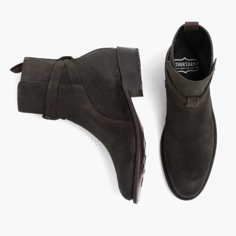 Thursday Boots Rogue Mokka Miesten Chelsea Saappaat Mustat | FI37WNB