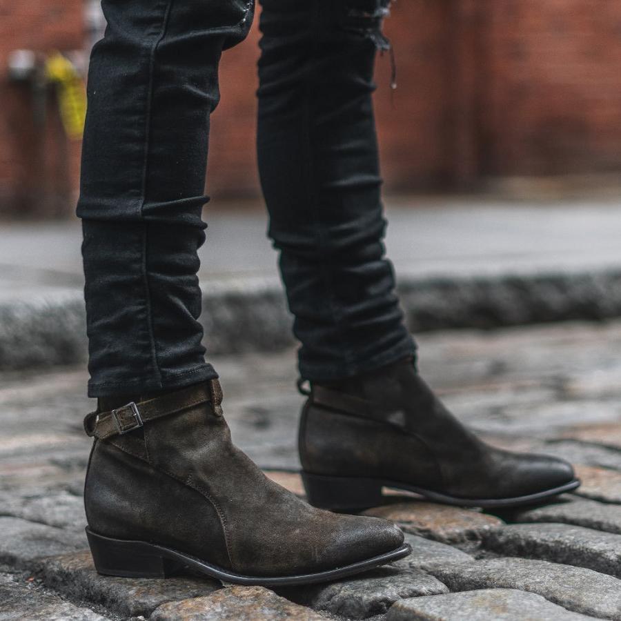 Thursday Boots Rogue Mokka Miesten Chelsea Saappaat Mustat | FI37WNB