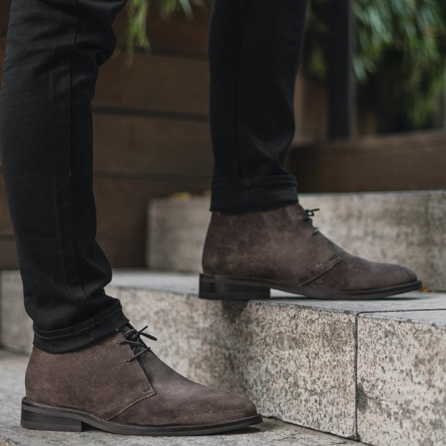 Thursday Boots Scout Mokka Miesten Chukka Saappaat Harmaat | FI58UZG