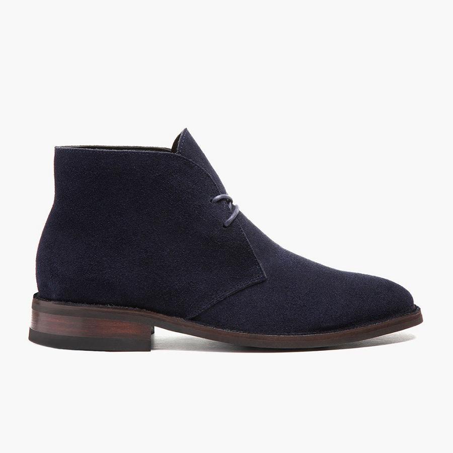 Thursday Boots Scout Mokka Miesten Chukka Saappaat Sininen | FI62EBC