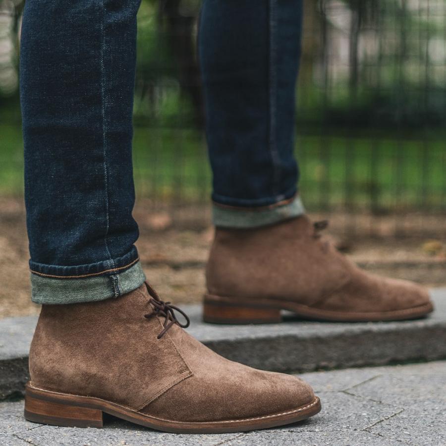 Thursday Boots Scout Mokka Rugged & Resilient Miesten Chukka Saappaat Ruskea | FI64QMA