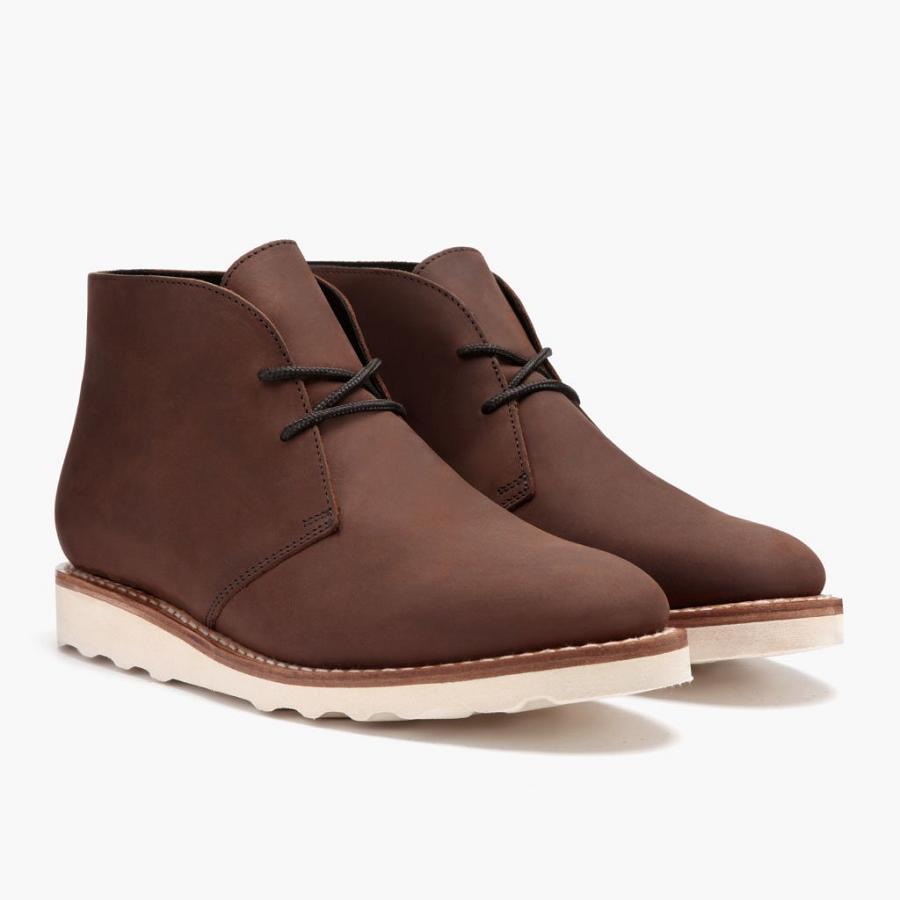 Thursday Boots Scout Nahkaiset Miesten Chukka Saappaat Ruskea | FI53FIL