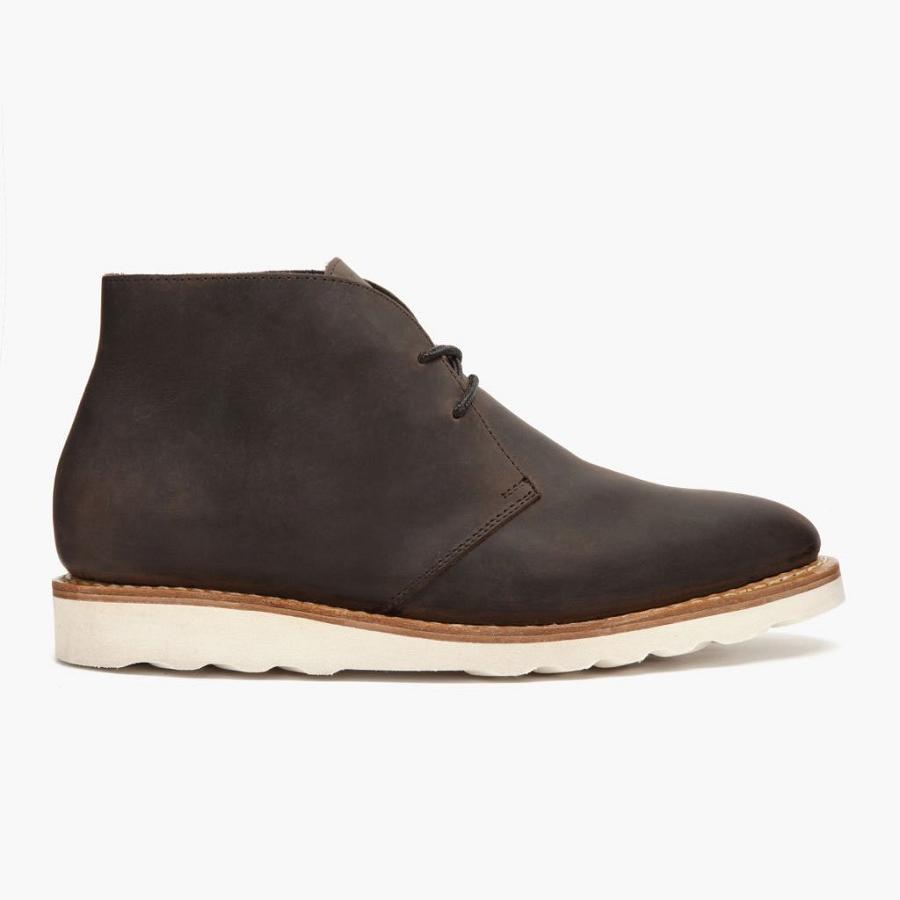 Thursday Boots Scout Nahkaiset Miesten Chukka Saappaat Taupe | FI54AHK