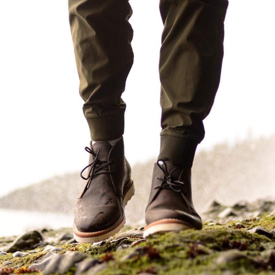 Thursday Boots Scout Nahkaiset Miesten Chukka Saappaat Taupe | FI54AHK