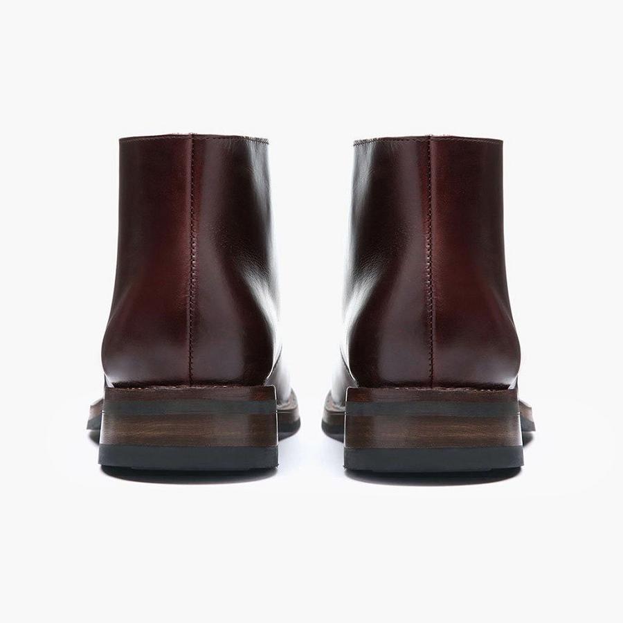 Thursday Boots Scout Nahkaiset Miesten Nauhasaappaat Kahvi | FI119BEX