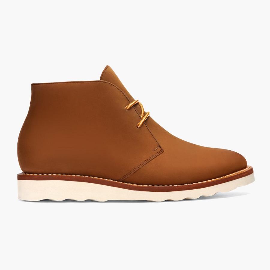 Thursday Boots Scout Nubuck Miesten Chukka Saappaat Ruskea | FI57ILH