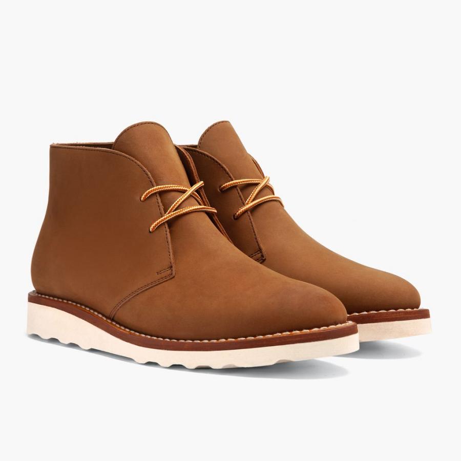 Thursday Boots Scout Nubuck Miesten Chukka Saappaat Ruskea | FI57ILH