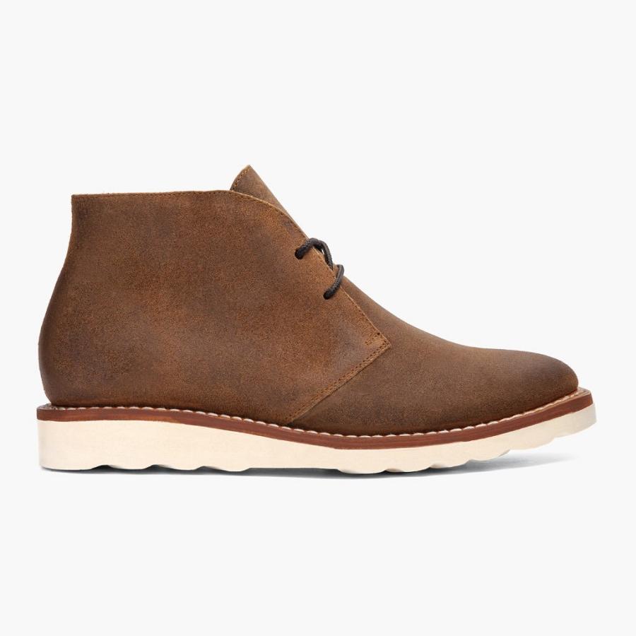 Thursday Boots Scout Nubuck Miesten Nauhasaappaat Kahvi | FI120VRW