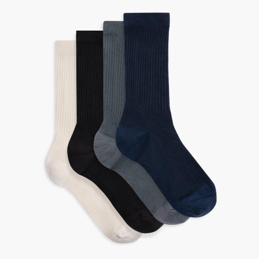 Thursday Boots Sodello Classic Crew Puuvilla 4-Pack Miesten Sukat Monivärinen | FI333KOR