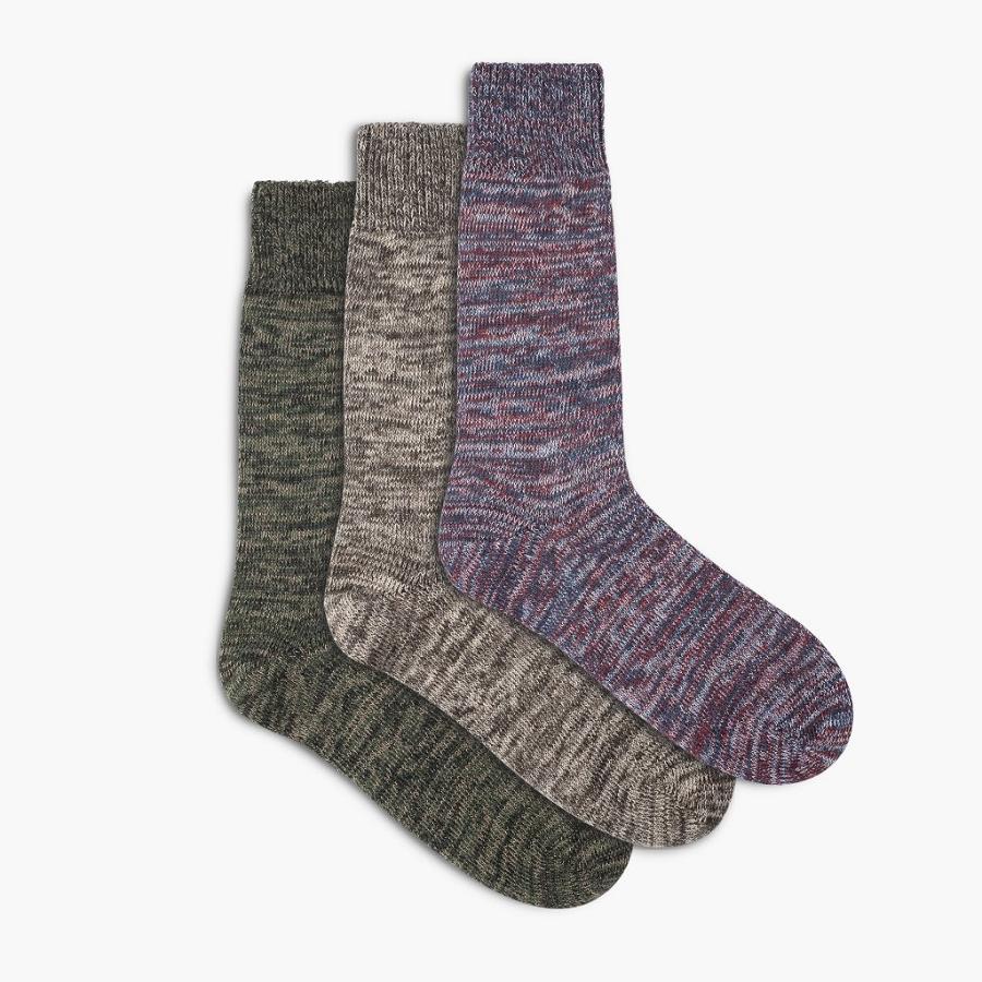 Thursday Boots Sodello Marled Puuvilla 3-Pack Miesten Sukat Monivärinen | FI10EBC