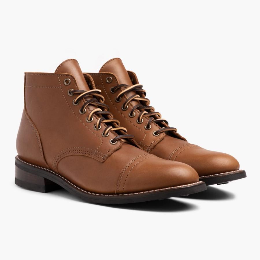 Thursday Boots Vanguard Nahkaiset Miesten Saappaat Ruskea | FI213ILH