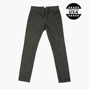 Thursday Boots Axe Slim Fit Chinos Puuvilla Miesten Housut Oliivinvihreä | FI280LIS