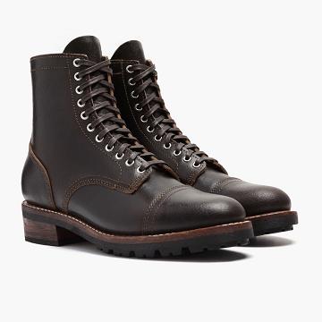 Thursday Boots Logger Nahkaiset Miesten Nauhasaappaat Kahvi | FI100JPQ